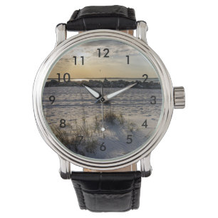 Relógio Destin Beach, Florida, Jetty Sunset Wrist Watch