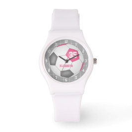 Relógio detalhe da rede do alvo desportivo cinza rosa fute