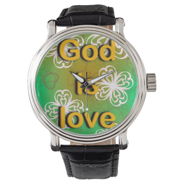 Relógio deus é amor (Frente)