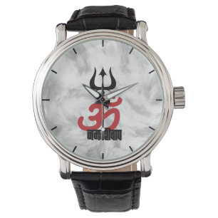 Relógio Deus Hindu Shiva Om Namah Shivay com Tridente OM