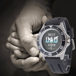 Relógio Dia de os pais de Fotografias Personalizado do Mel<br><div class="desc">O melhor Pai já personalizado Dia de os pais fotográfico Esta tenda,  elegante Relógio de Verão de 2024,  Personalize este feliz Dia de os pais,  Um presente de excelente para todos Assista,  das crianças! Monitoramento Personalizado do Dia de os pais de Fotografias do "Melhor Pai Nunca"</div>