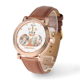 Relógio Dia de os pais de fotos da família moderna de melh