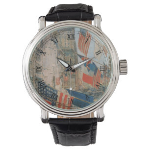 Relógio Dia dos Aliados, maio de 1917, por Childe Hassam,