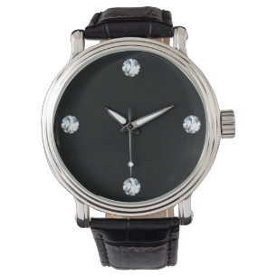 Relógio Diamond Watch Faux Diamond Look