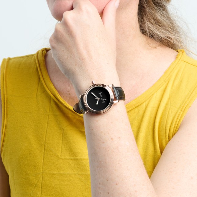 Relógio DIY Watch | Nome Personalizado, Cor, Texto (Pulso)