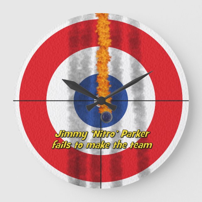 Relógio do Curler "Nitro" - Vermelho (Frente)