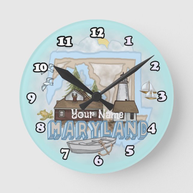 Relógio do Farol de Maryland (Frente)