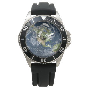 Relógio do mundo da terra do planeta