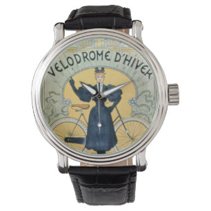 Relógio Do "trilha de competência do ciclo inverno",