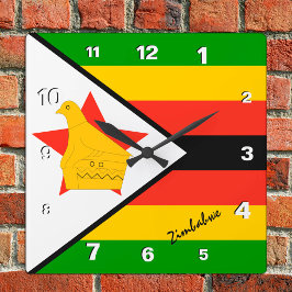 Relógio do Zimbábue, lar patriótico, Bandeira do Z