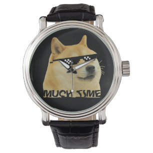 Relógio Dogecoin Muito Tempo Doge Wow Crypto Cryptocurrenc