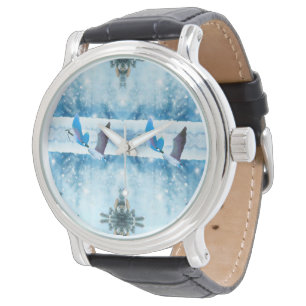 Relógio Dois Blue Geese Watch