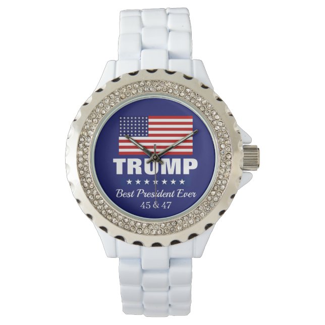 RELÓGIO DONALD TRUMP BEST PRESIDENT EVER WATCH (Frente)