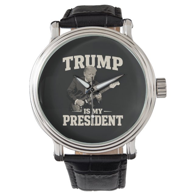 Relógio Donald Trump É Meu Presidente (Frente)