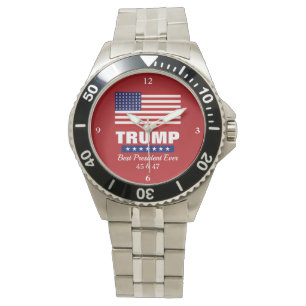RELÓGIO DONALD TRUMP MELHOR PRESIDENTE DE TODOS OS TEMPOS 