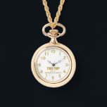 Relógio Donald Trump US President 45-47 America Is Great<br><div class="desc">Donald Trump US President 45-47 America Is Great Watch featuring gold script on a clean white background. Support the republican party. America is great!  Keep America Great. Make America Great Again. Easy to customize all text.</div>