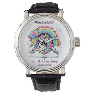 Relógio Don't Worry, You'll Have Time for Everything"