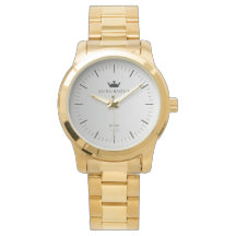 Dourado Stainless Steel Watch por Luxurioso