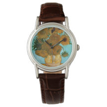 Doze girassóis em um vaso (pintura em vida estátic