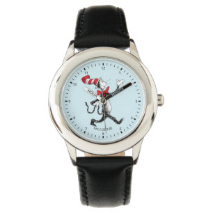 Relógio Dr. Seuss O Gato no Chapéu Passarela