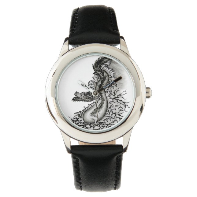 Relógio Dragão da China em Tattoostyle (Frente)