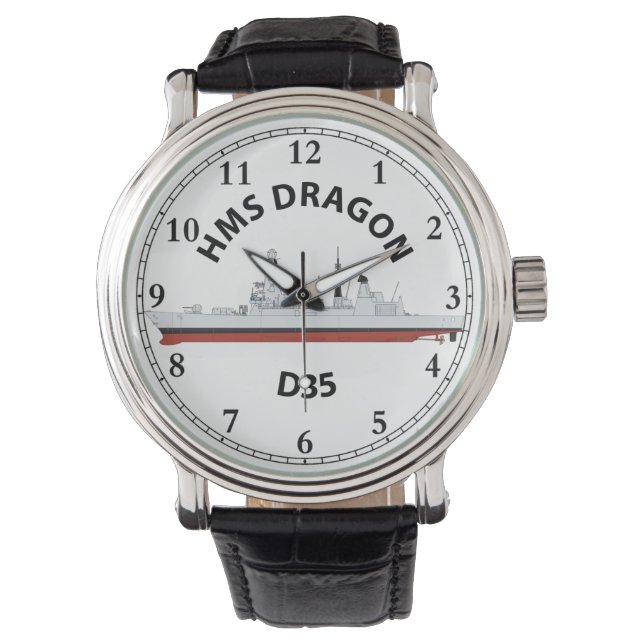 RELÓGIO DRAGÃO HMS - D35 - TIPO 45 (Frente)