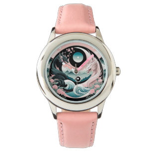 Relógio Dragon Floral Mountain Pink Sage Teal