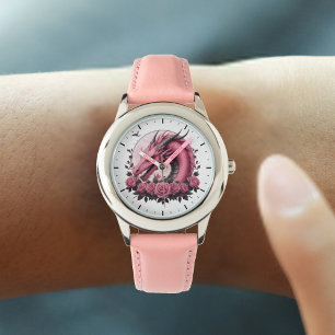 Relógio Dragon Rosa