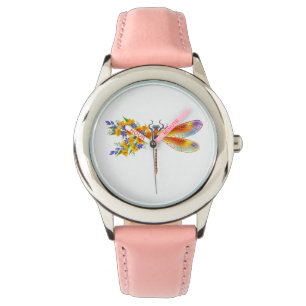 Relógio Dragonfly Amarelo