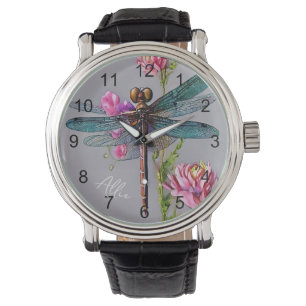 Relógio Dragonfly Azul Wing