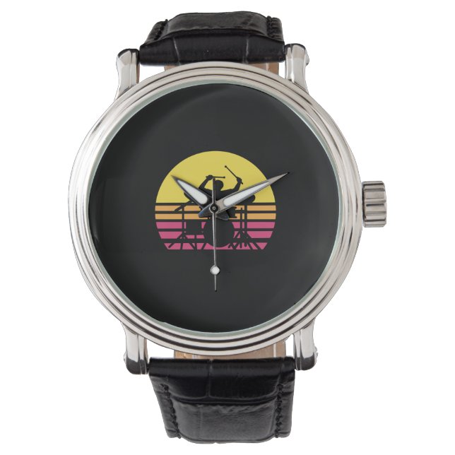 Relógio Drummer Drumm Drumming (Frente)