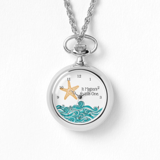 Relógio É importante para este peixe-estrela (Frente)