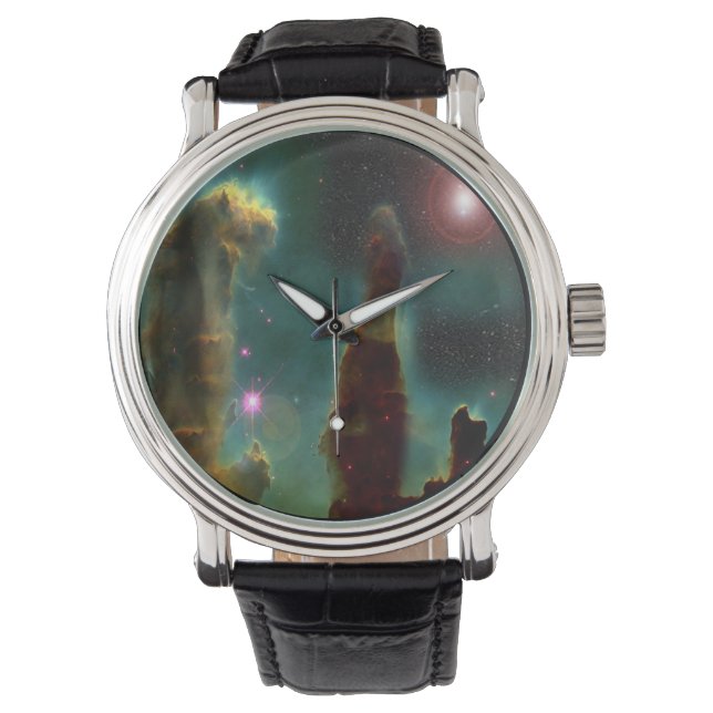 Relógio Eagle Nebula art Watch (Frente)
