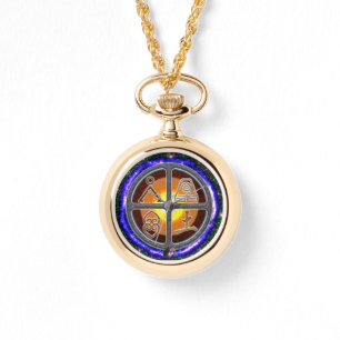 Relógio Earth Signos Necklace Watch