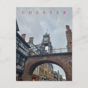 Relógio Eastgate Chester cartão postal