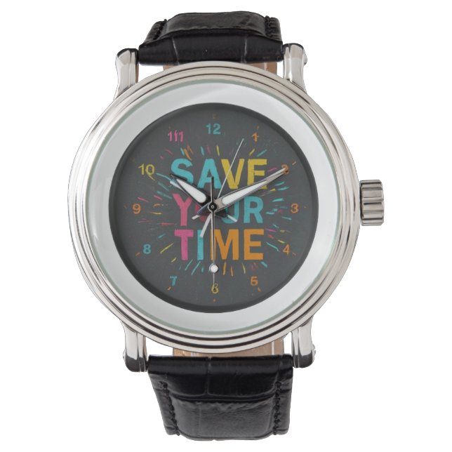 Relógio Economize seu tempo (Frente)