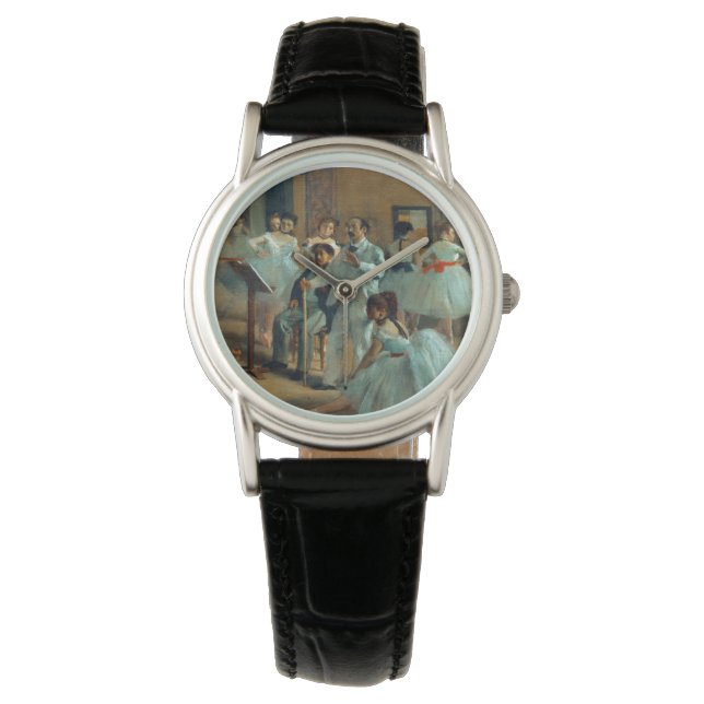 Relógio Edgar Degas A Dança Foyer na Ópera (Frente)