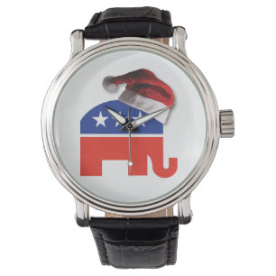 Relógio Elefante Republicano Santa Claus
