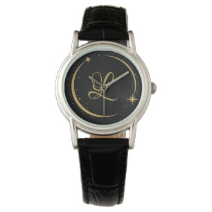 Relógio Elegância Personalizada: Monograma para Estilo de