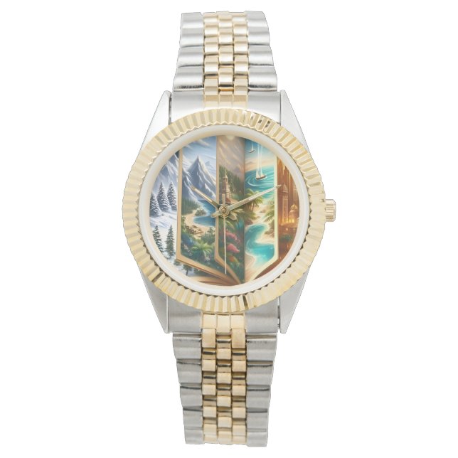 Relógio Elegant eWatch da Zazzle (Frente)