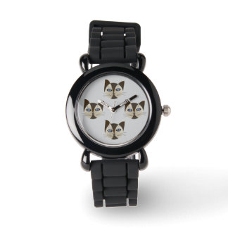 Relógio Elegant Siamese Cat Watch – Cat Lover Gift