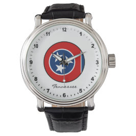Relógio Elegant Tennessee Watch & Tennessee Flag / EUA