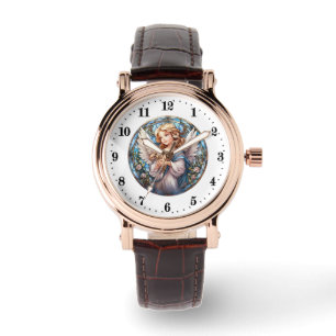 Relógio Elegante Angel ama religioso