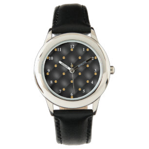 Relógio Elegante Black Diamond Tufed Watch