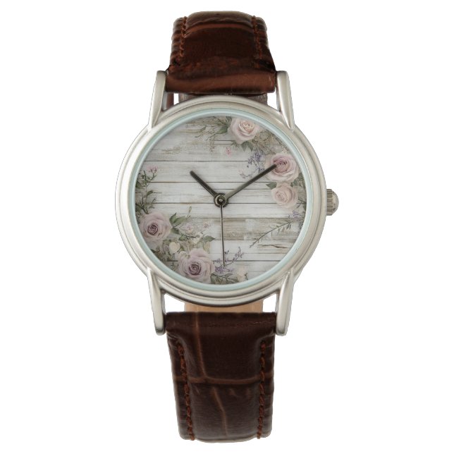 Relógio Elegante Floral eWatch (Frente)