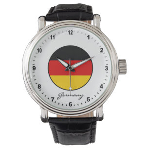 Relógio Elegante Germany Watch & German Flag / Berlim