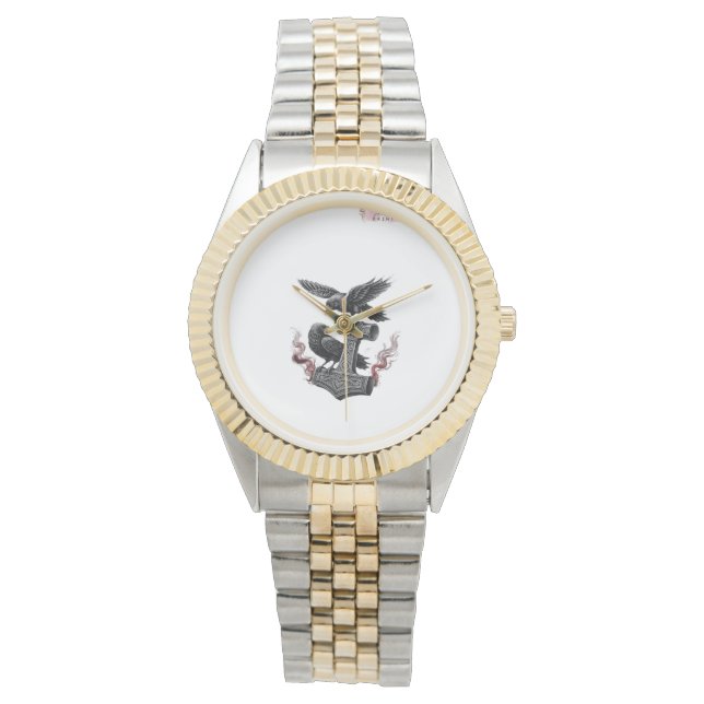 Relógio Elegante Rustic Boho Custom Photo Modern Co (Frente)