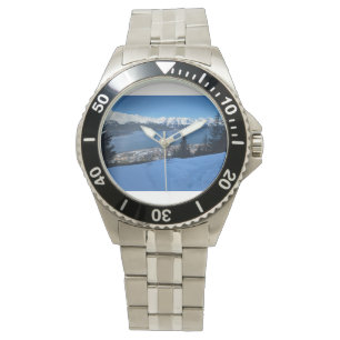 Relógio Elegante Winter Overlook Scenise Watch - Alaska