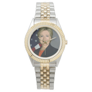 Relógio Eleição de Hillary Clinton 2016 Bracelet de Dois