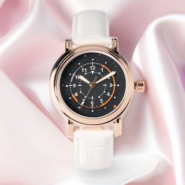 Relógio Elementos de Interface Tecnológica abstrato Circul (Criador carregado)